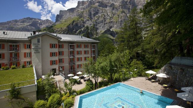 Residence Les Sources Des Alpes Лойкербад Съоръжения снимка