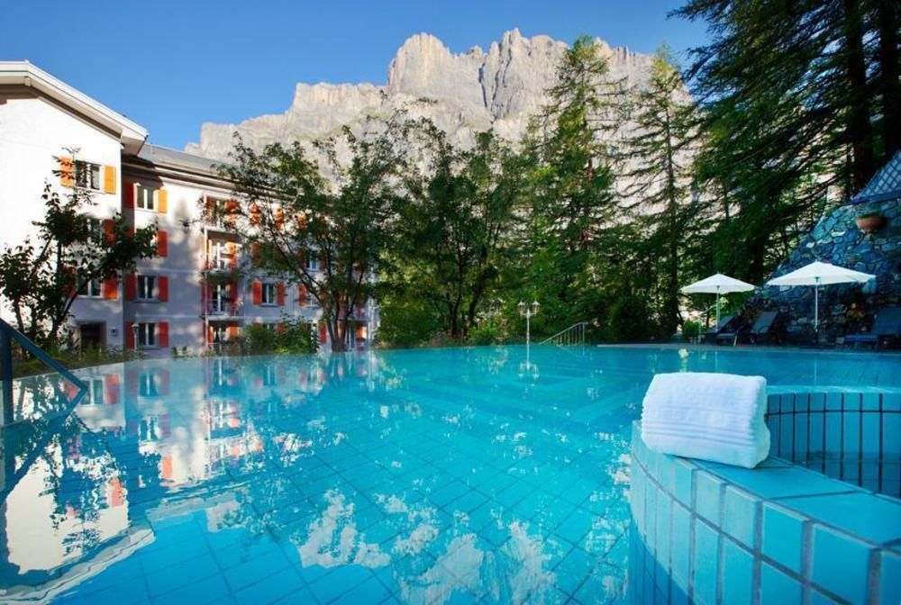Residence Les Sources Des Alpes Лойкербад Екстериор снимка